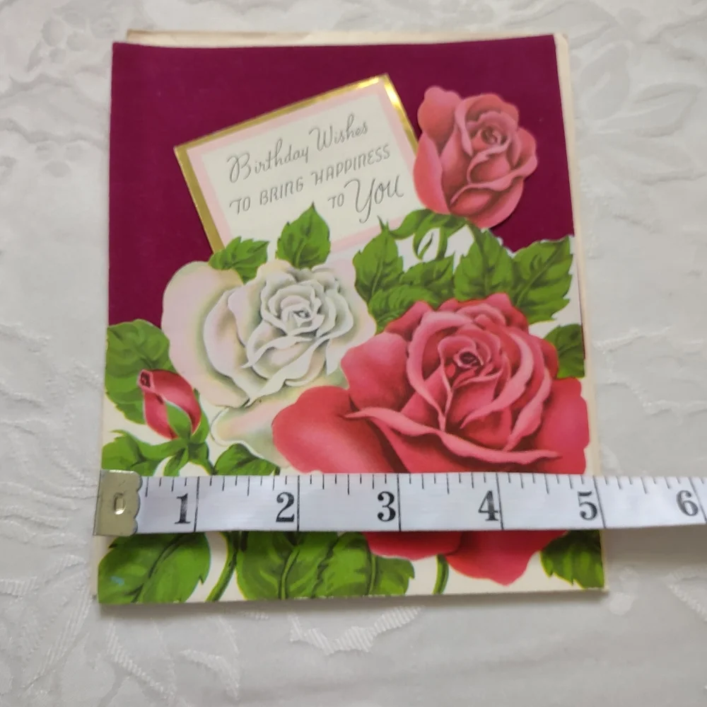 Vintage greeting birthday cards and envelopes